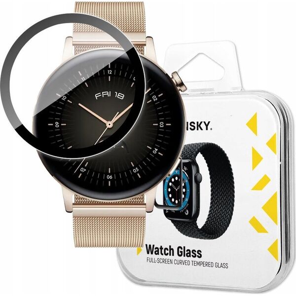 2x Wozinsky Full Glue Huawei Watch GT 5 / GT 5 Pro / GT 4 / GT 4 Pro / GT 3 / GT 3 Pro (42 mm)