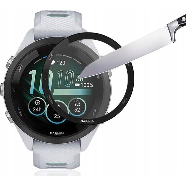2x Wozinsky Full Glue Garmin Forerunner 265S (42 mm)