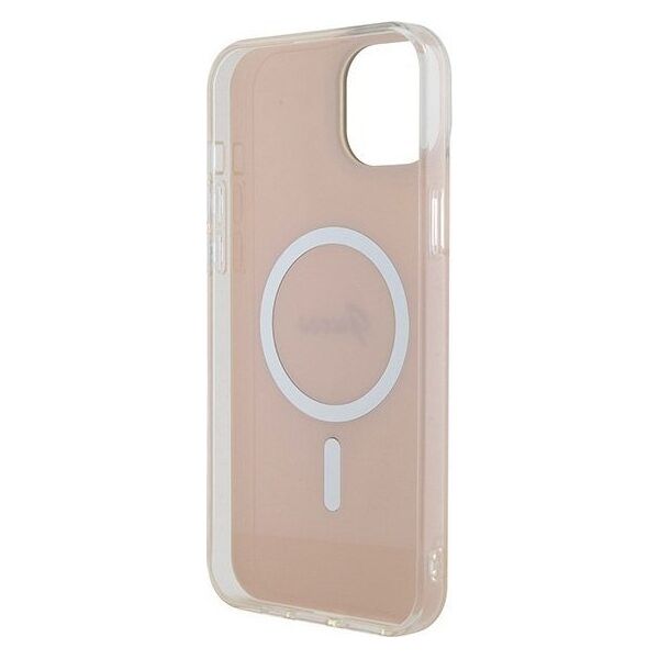 Guess Guess GUHMP15MHITSP iPhone 15 Plus 6.7" różowy/pink hardcase IML Iridescent MagSafe