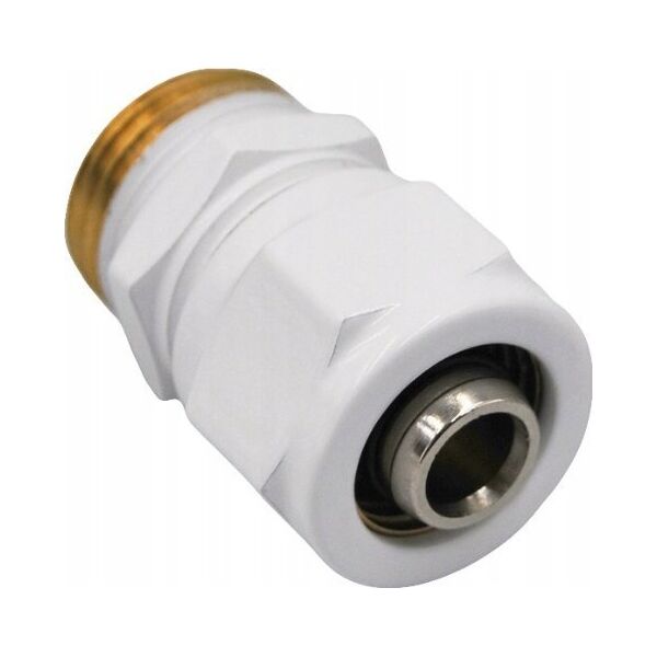 Hydroland Złączka zaciskowa GZ 1/2'' x 16 x 2 pex Biała