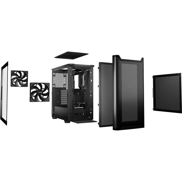 Obudowa be quiet! Pure Base 501 Airflow Window czarna (BGW74)