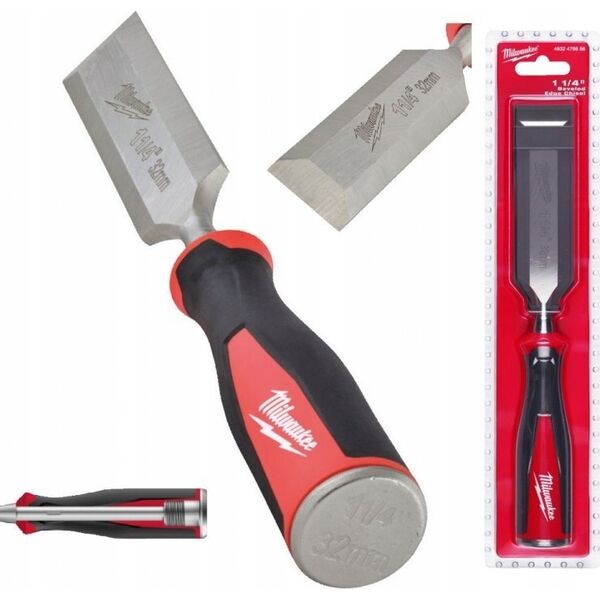 Sourcing MILWAUKEE WOOD CHISEL 32mm WITH CHAMFERED EDGE