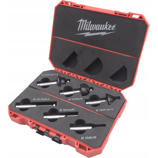 Milwaukee MILWAUKEE FREZY DO DREWNA 12mm  6szt.