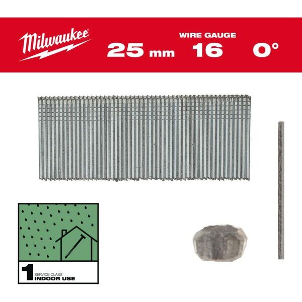 Milwaukee MILWAUKEE SZTYFTY 16G/32mm/0° DO M18 FN16GS /5000szt.