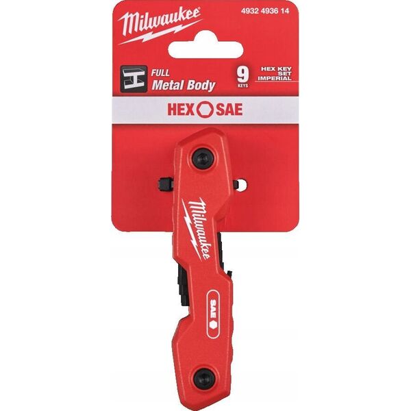Milwaukee MILWAUKEE KLUCZ IMBUS ZESTAW IMPERIALNY 9szt.