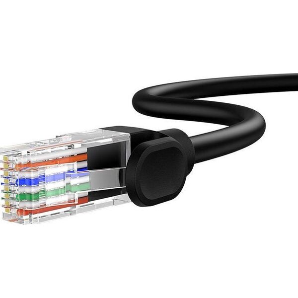 Baseus Kabel sieciowy Baseus Ethernet CAT5, 0,5m (czarny)