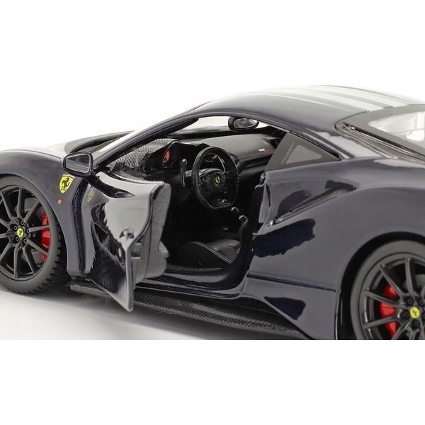 Bburago BBU 1:24 Ferrari 488 Pista BlueWithSilverStr.26026