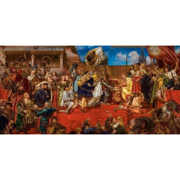 Castorland Puzzle 4000 The Prussian Homage Jan Matejko CASTOR