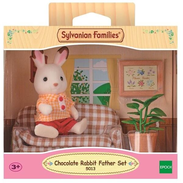 Figurka Epoch Sylvanian Tata Królików z Kanapą (WB6 - 5013)