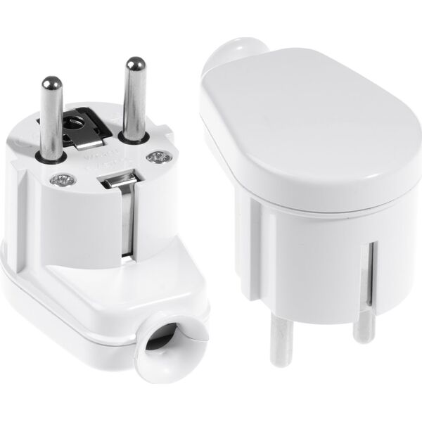 Opal Wtyczka kątowa rozbieralna WT-16U 2P+Z 16A biała
