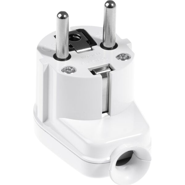 Opal Wtyczka kątowa rozbieralna WT-16U 2P+Z 16A biała