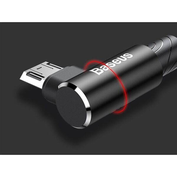 Kabel USB Baseus USB-A - microUSB 2 m Czarny (30554-uniw)