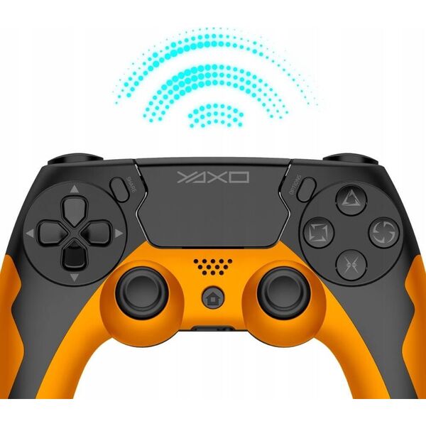 Pad Yaxo Pad bezprzewodowy do SONY PS4 PS3 PC ANDROID YAXO Hornet Fury pomarańczowy one size
