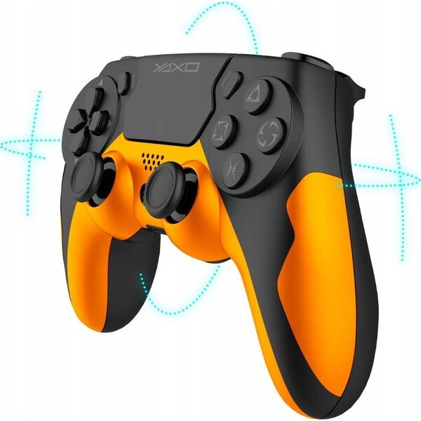 Pad Yaxo Pad bezprzewodowy do SONY PS4 PS3 PC ANDROID YAXO Hornet Fury pomarańczowy one size