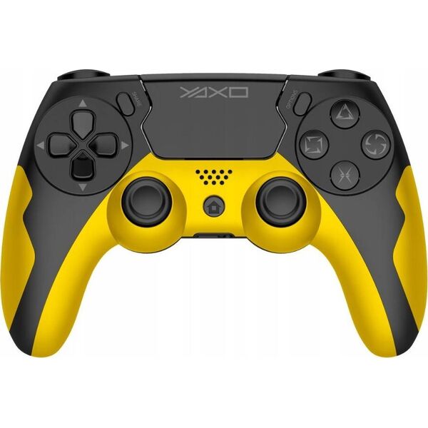 Pad Yaxo Pad YAXO Hornet Fury bezprzewodowy do SONY, PS4, PS3, PC, ANDROID żółty one size