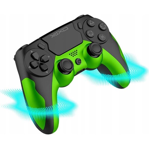 Pad Yaxo Pad YAXO Hornet Fury bezprzewodowy do SONY, PS4, PS3, PC, ANDROID zielony one size