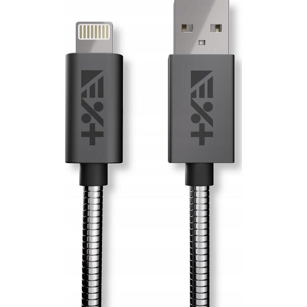 Kabel USB NEXT ONE NEXT ONE Kabel Metallic USB-A / Lightning MFi 1 m space gray