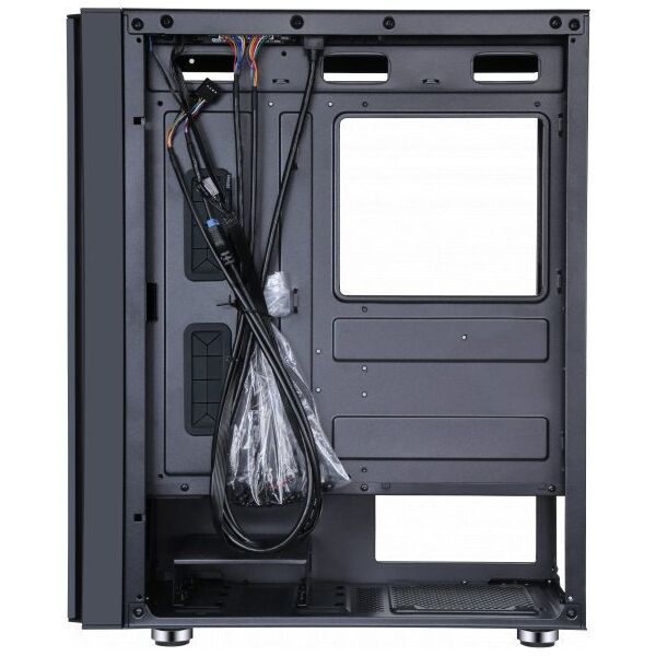 Θήκη Zenpc ZENPC Z5 Mesh Μαύρη 4x P12 PWM PST ARGB Θήκη υπολογιστή 120mm 14215074 5904569414764