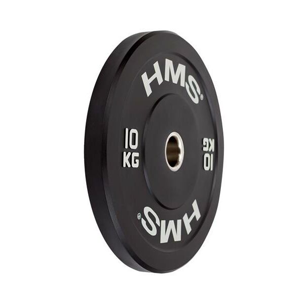 HMS Talerz Olimpijski BBR10 Bumper 10 kg czarny (17-61-016)