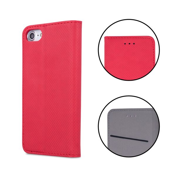 Smart Magnet case for Samsung Galaxy S25 Ultra red 5906961920454