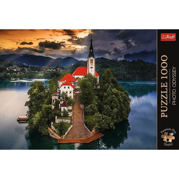 Trefl Puzzle 1000 elementów Premium Plus Jezioro Bled Słowenia