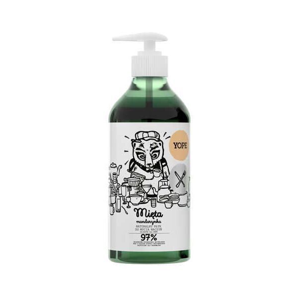 Yope Naturalny płyn do mycia naczyń Mięta i Mandarynka 750 ml