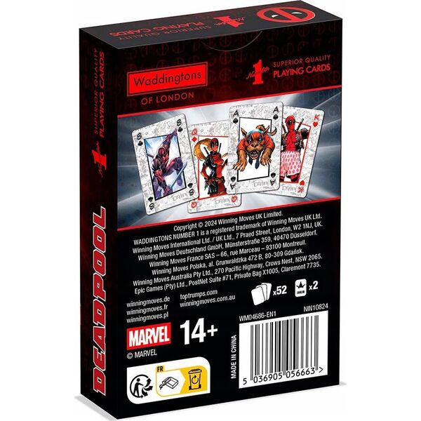 Winning Moves Karty Waddingtons No1. Deadpool