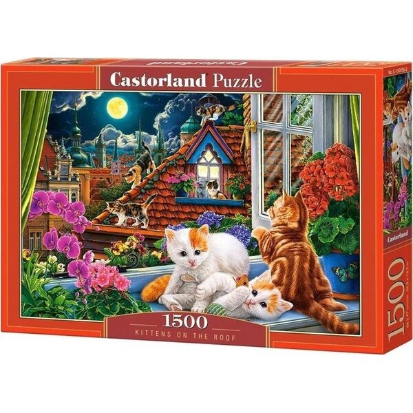 Castorland Puzzle 1500 element?w Kotki na dachu