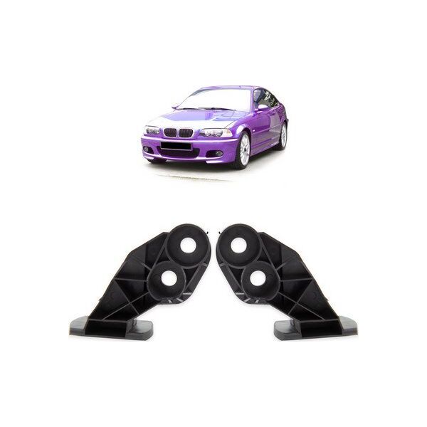 MTuning Ślizg mocowanie zderzaka przód zestaw BMW 3 E46 1999-2006