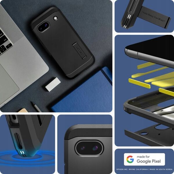 Spigen Spigen Tough Armor, black - Google Pixel 8a