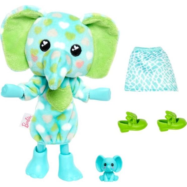 Lalka Barbie Mattel MATTEL  BARBIE Cutie Reveal Lalka Chelsea SŁOŃ Dżungla HKR13