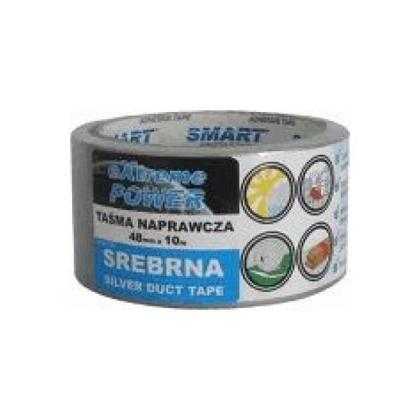 Smart TAŚMA NAPRAWCZA 48 X 10 M SREBRNA (SILVER DUCT TAPE)