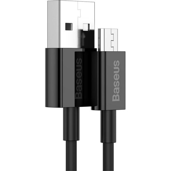 Kabel USB Baseus USB-A - microUSB 2 m Czarny (BSU2823BLK)