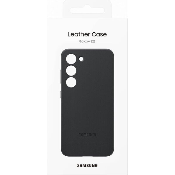 Samsung Etui Samsung Leather Case do Galaxy S23 Czarne
