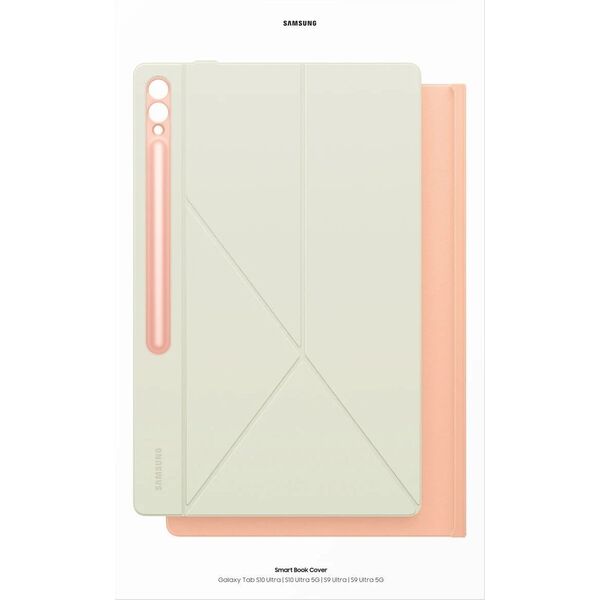 Etui na tablet Samsung Samsung EF-BX910POEGWW Tab S10 Ultra / S9 Ultra Smart Book Cover pomarańczowy