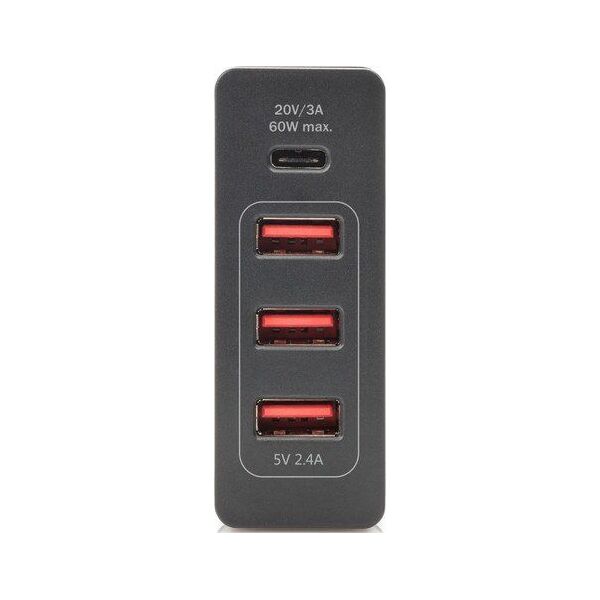 Ładowarka Digitus DA-10195 3x USB-A 1x USB-C 2.4 A (DA-10195)