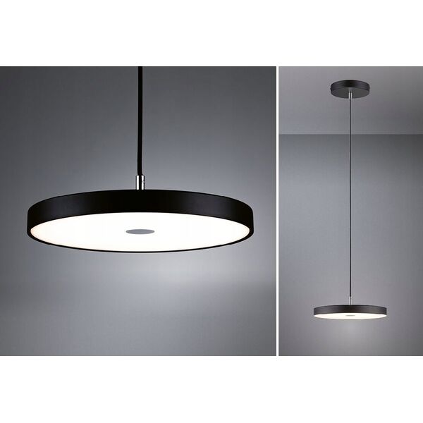Lampa wisząca Paulmann Lampa wisząca HILDOR LED DIM 22W 310mm 1600lm 2700K 230V czarny matowy/ metal