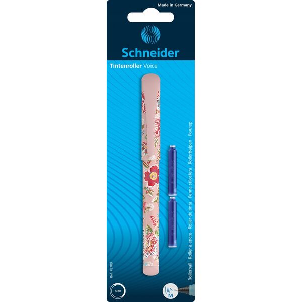 Schneider SCHNEIDER Voice rollerball στυλό + 2 φυσίγγια, μείγμα χρωμάτων, blister 13828690 4004675072290