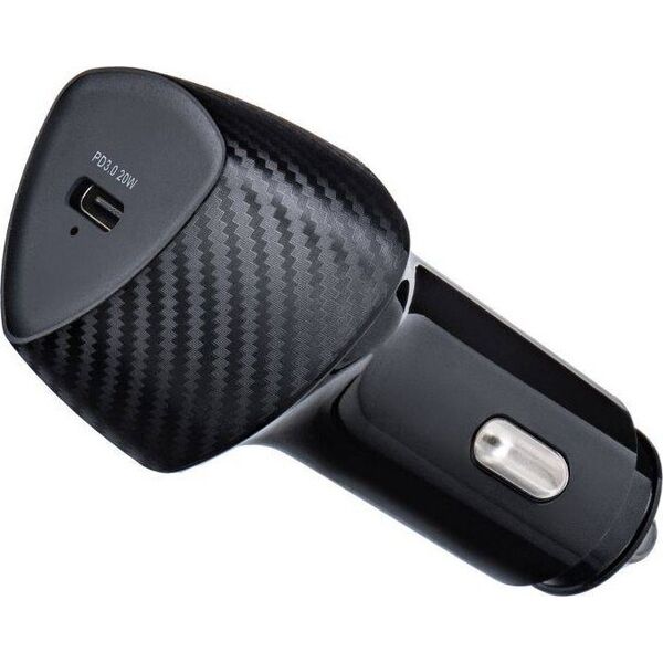 Ładowarka ForCell FORCELL CARBON ładowarka samochodowa Typ C 3.0 PD20W CC50-1C czarny (Total 20W)