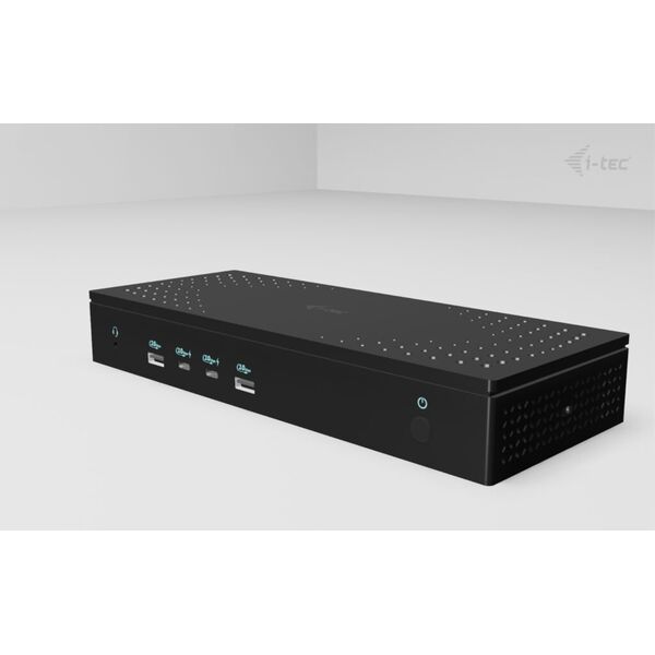 i-tec CA5MONITORDOCKPD stacja dokująca Przewodowa USB 3.2 Gen 1 (3.1 Gen 1) Type-C Czarny