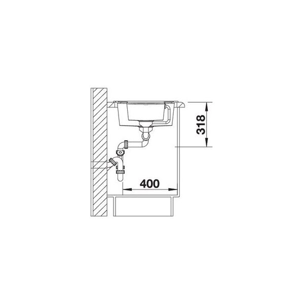 Zlewozmywak Blanco Zlewozmywak METRA 6 S - 100 x 50 cm (517355)