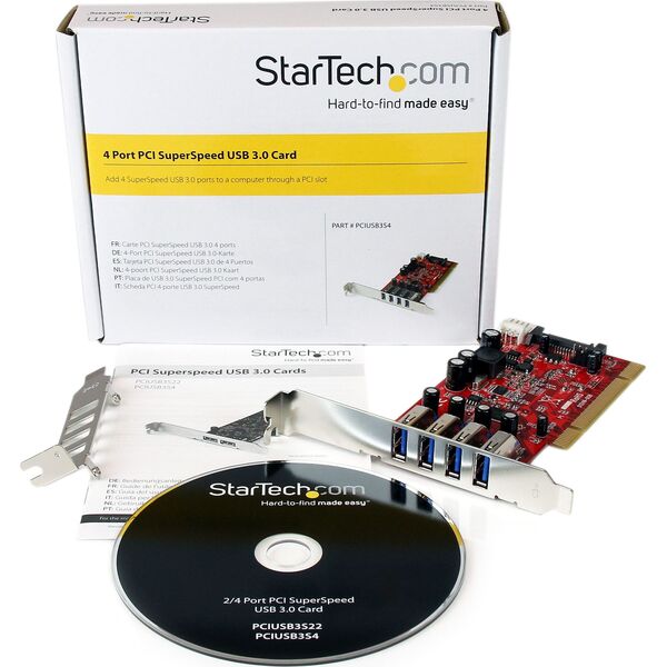 Kontroler StarTech PCI - 4x USB 3.0 (PCIUSB3S4)