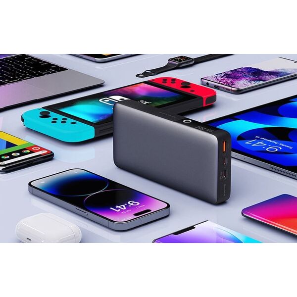 Aukey Powerbank Aukey PB-Y43, 20000mAh, 65W PD (czarny)