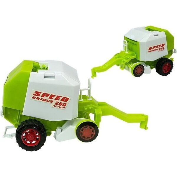 Zestaw Autek Farmerskich Opryskiwacz Prasa LEAN Toys