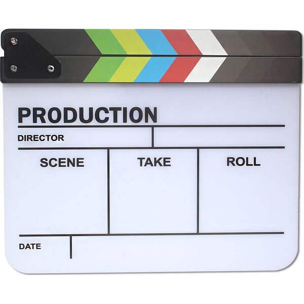 Commlite KLAPS FILMOWY 30x25cm / Biały / na Pisaki - Mazaki