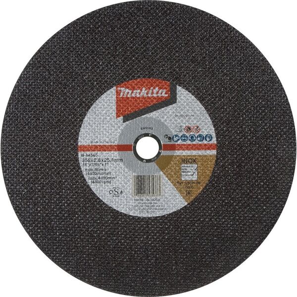 Makita MAKITA MET SHIELD. 355mm x 2,8mm x 25,4mm / 5 τεμ. INOX ΓΙΑ LW1401 13564882 88381535380