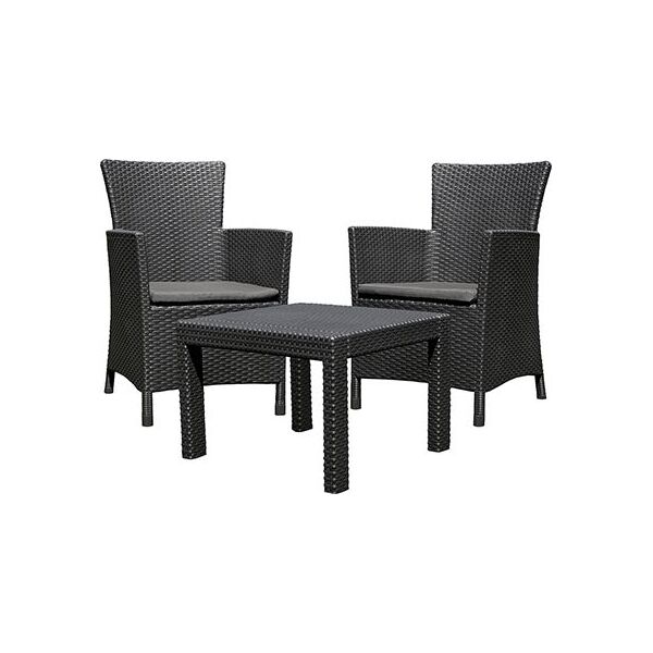 Allibert Meble ogrodowe ROSARIO BALCONY SET - grafitowy