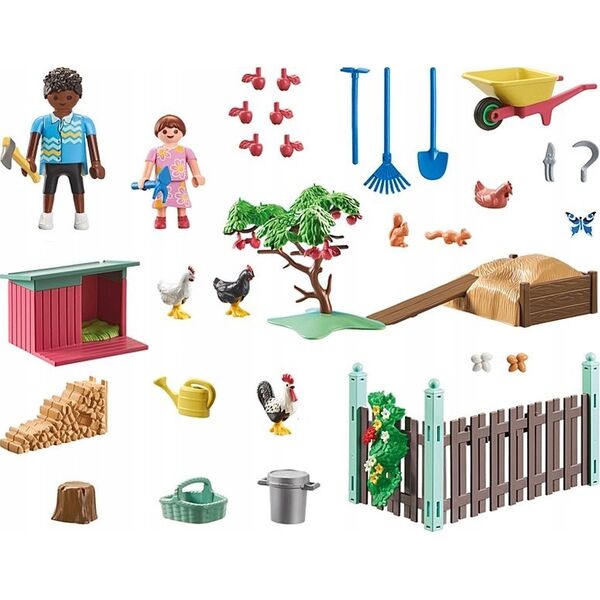Playmobil Playmobil My Life 71510 Mała kurza ferma w ogródku Tiny House