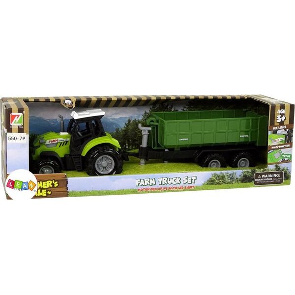 LeanToys Trakor z przyczepą