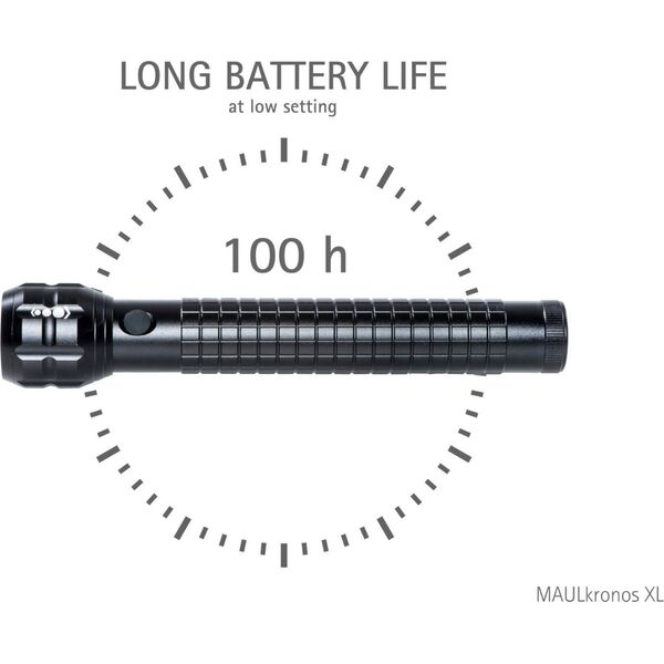 Φακός Maul MAUL LED Taschenlampe Kronos XL 28,7cm 10W, bis zu 295m 13341354 4002390066075